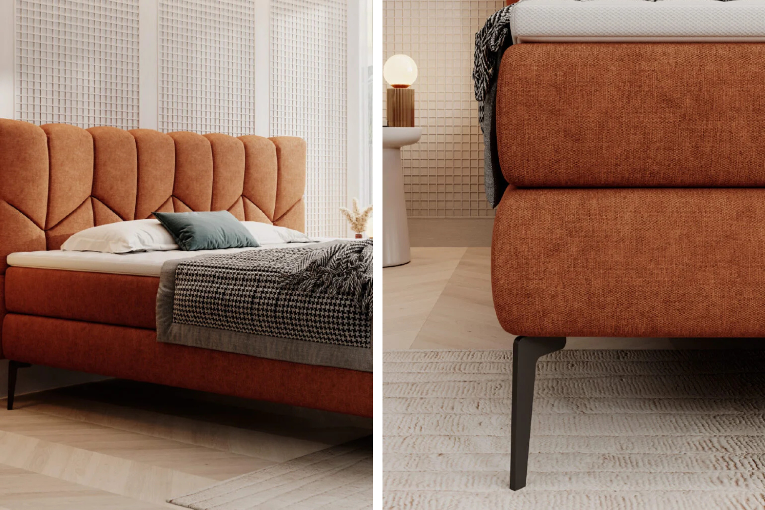 Bari Boxspringbett Detail